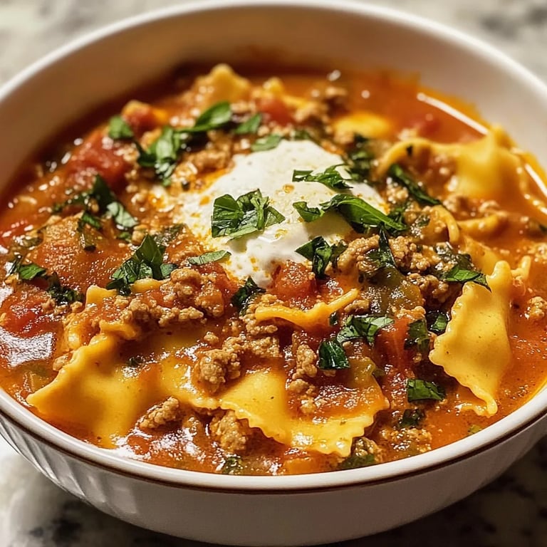 Easy Made Lasagna Soup Recipe By Lily Carter