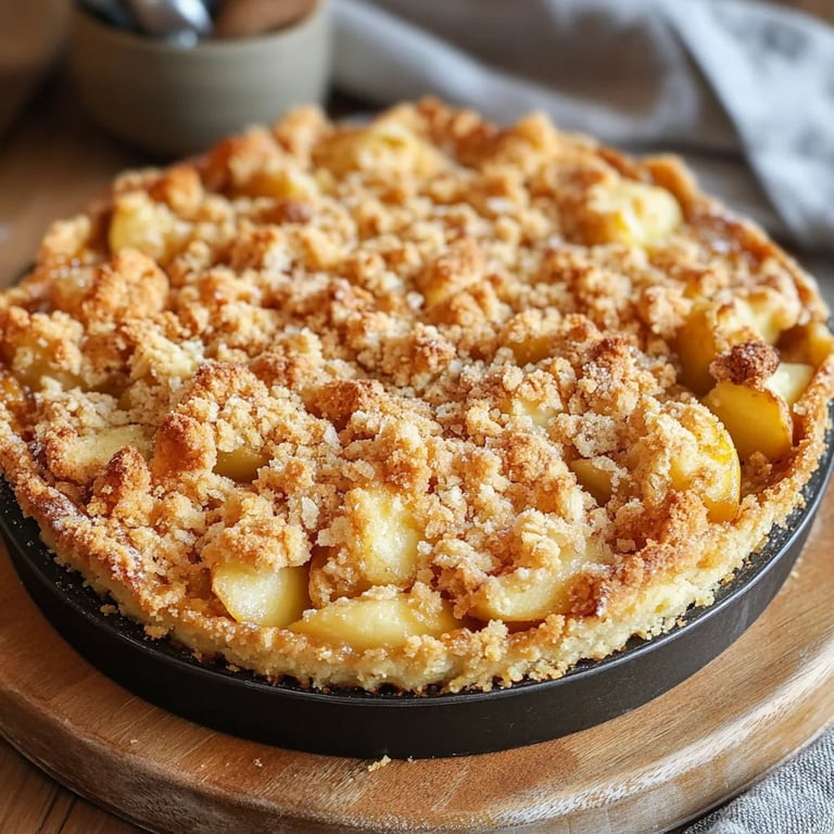 Gâteau aux Pommes avec Crumble et Amandes Moulues : Une Recette Incroyable Ultime