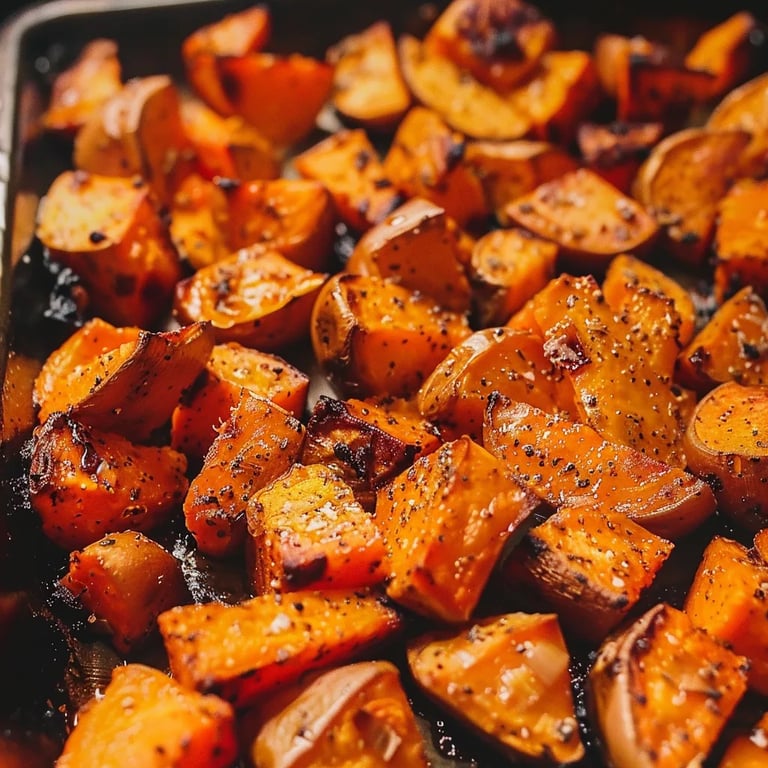 Savory Roasted Sweet Potatoes