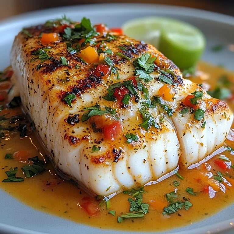 Tropical Grouper w/ Spicy Coconut Ginger Sauce: An Amazing Ultimate Recipe