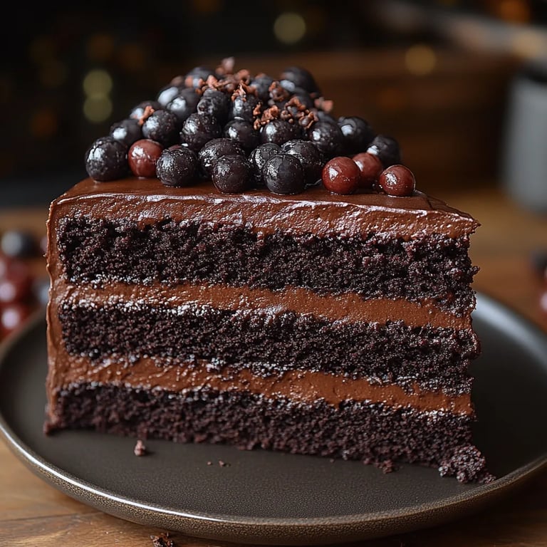 <p>Pastel de Terciopelo Negro: Una Increíble Receta Última</p>