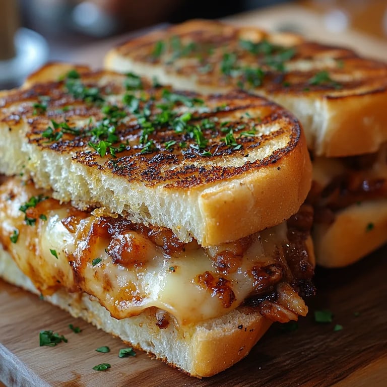 Grilled Cheese au Poulet Barbecue : Une Recette Incroyable Ultime