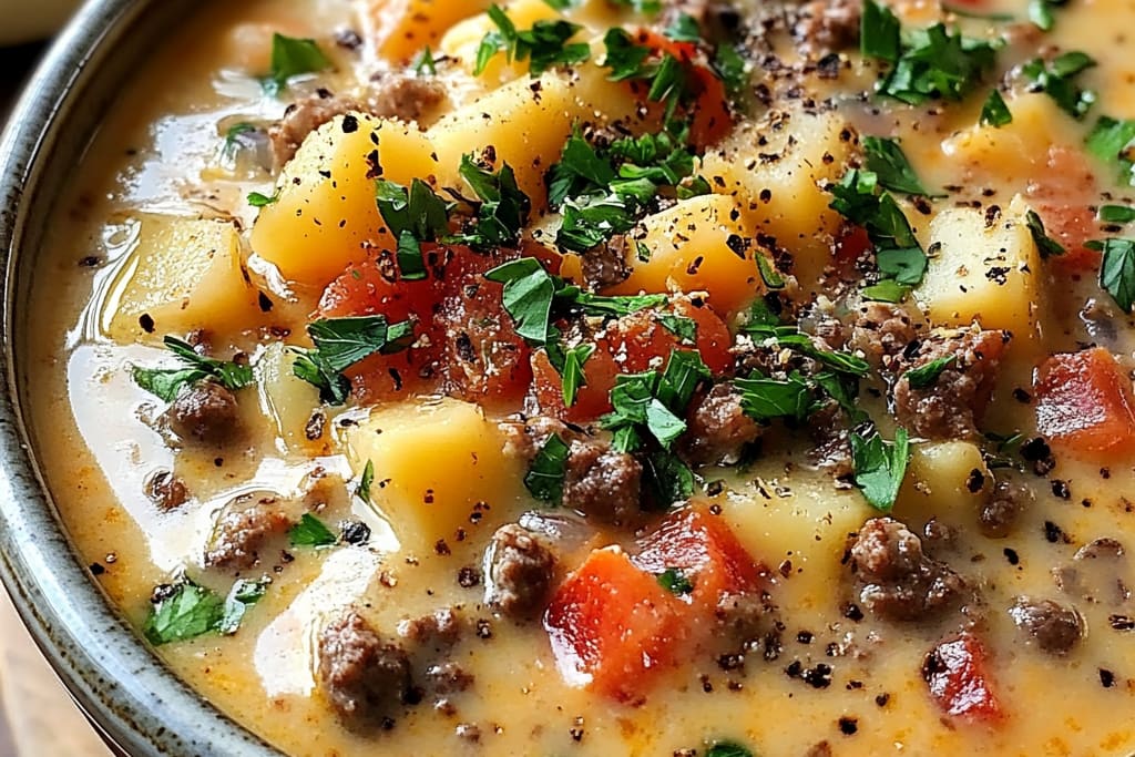 Easy Cheeseburger Soup: An Amazing Ultimate Recipe
