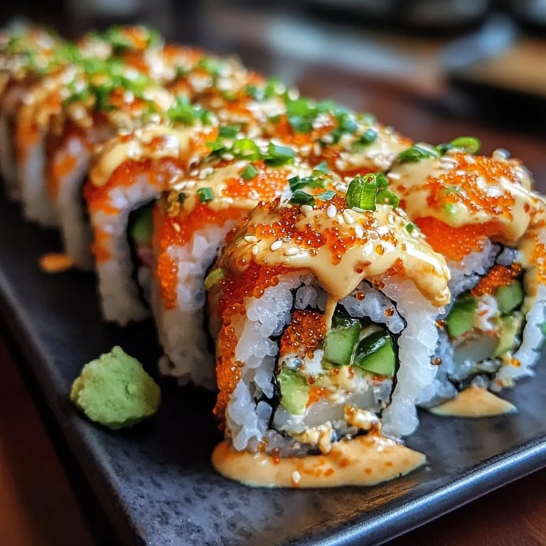 Spicy Volcano Roll Recipe
