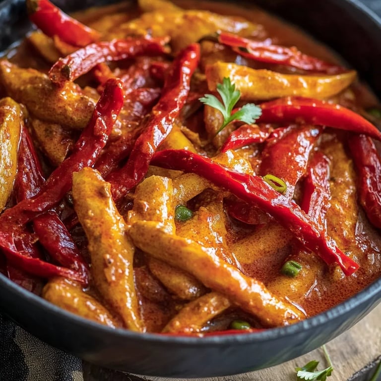 Geschnetzeltes mit Paprika