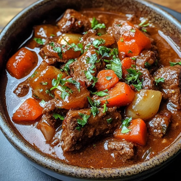 Slow Cooker Beef & Chorizo Casserole