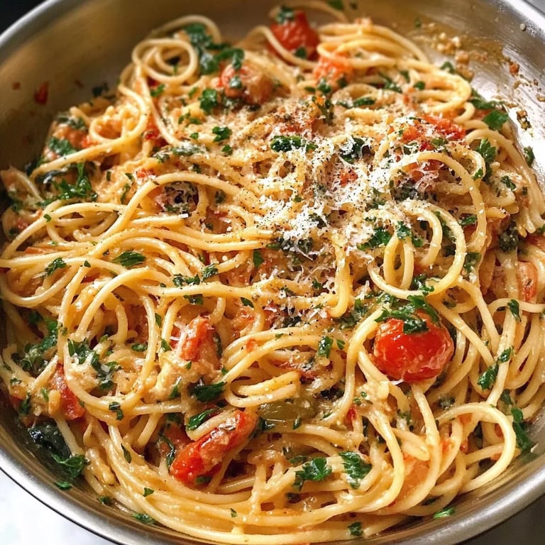 Räkpasta med tomat, vitlök och parmesanost: Ett underbart ultimata recept