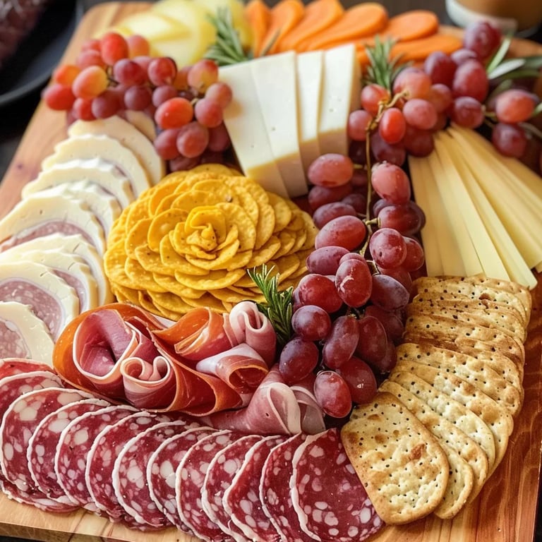 Thanksgiving Turkey Charcuterie Board