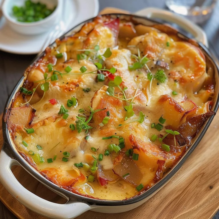 Casserole de restes de raclette