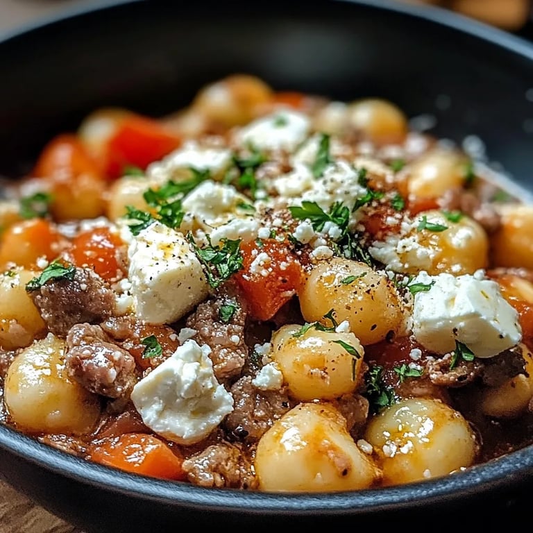 One-Pot-Gnocchi mit Hackfleisch und Feta: Ein Unglaubliches Ultimatives Rezept
