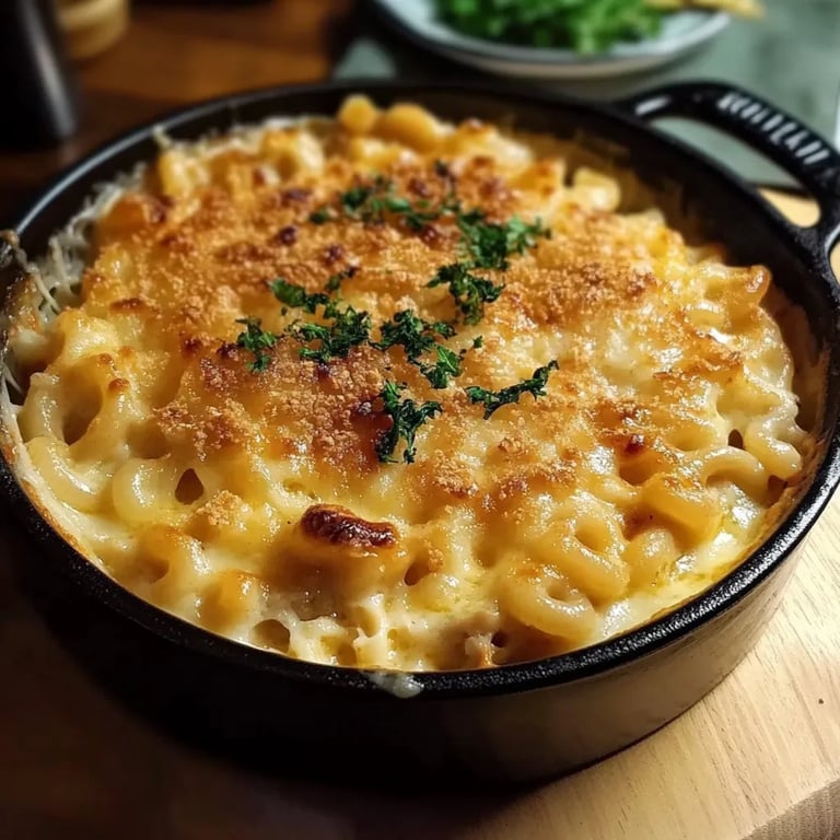 Fransk lök Mac & Cheese: Ett fantastiskt ultimativt recept