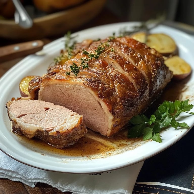 Einfacher Schweinebraten - Klassisches Rezept wie von Oma