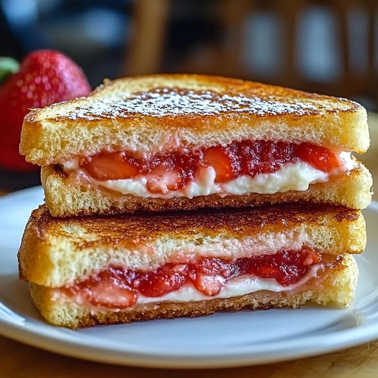 Fried Strawberry Cheesecake Sandwiches: An Incredible Ultimate Delight for Everyone