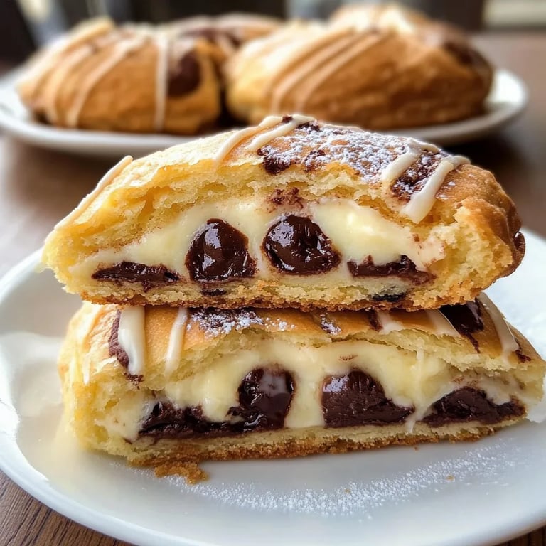 Käsekuchen-gefüllte Schokoladenkekse