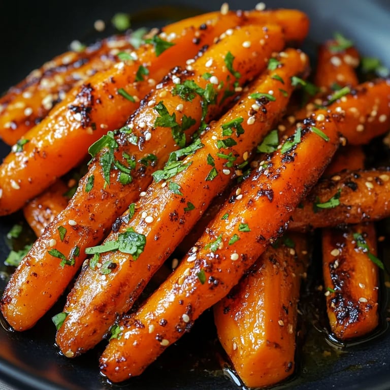 Brown Sugar Honey Glazed Carrots