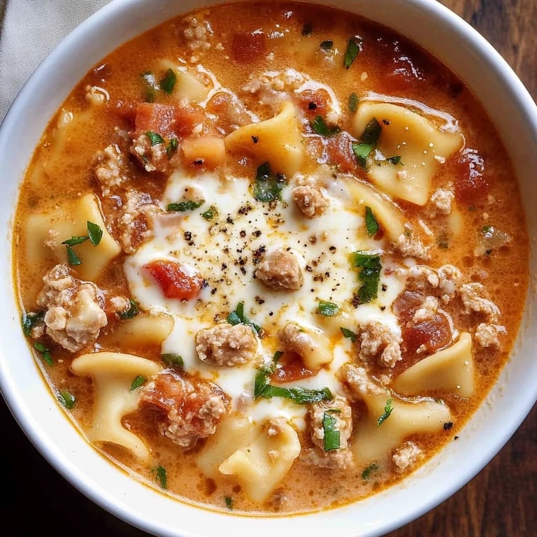 Creamy Lasagna Soup