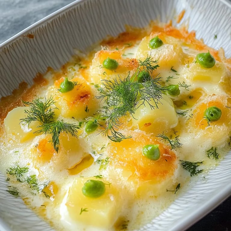 Kohlrabi-Auflauf mit Kartoffeln