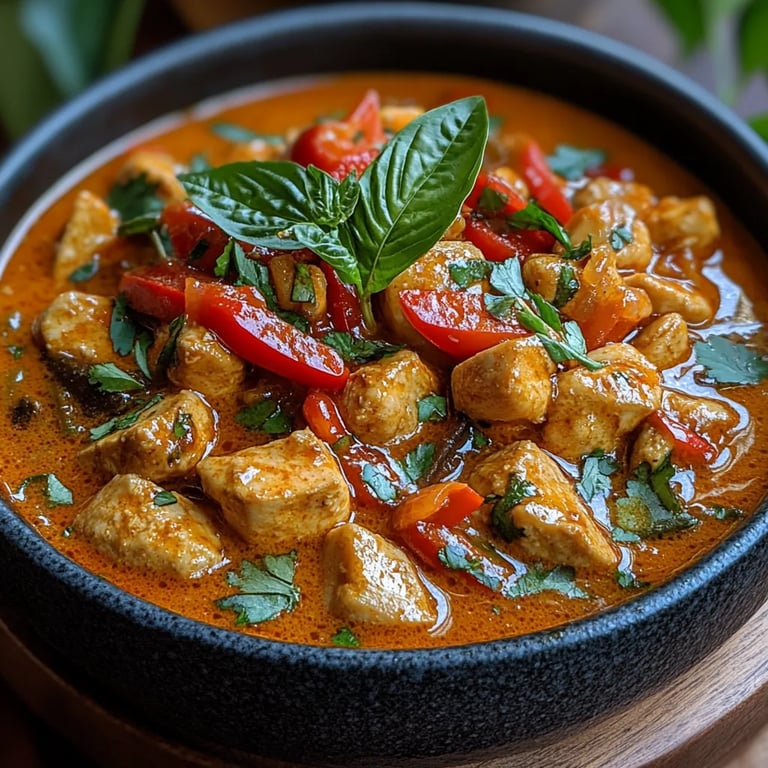 Curry Rápido de Pollo Panang: Una Increíble Receta Esencial