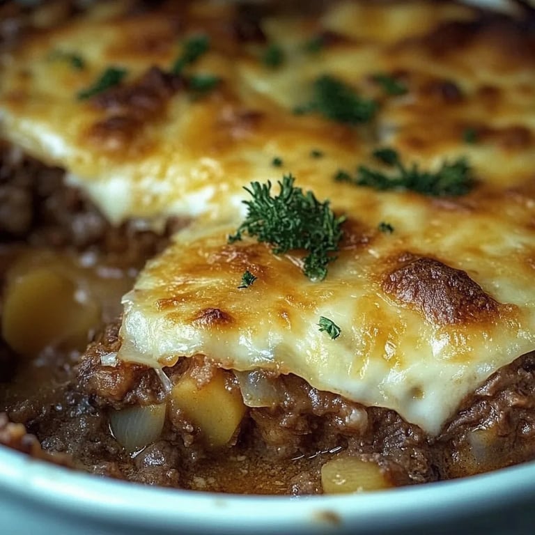 Kartoffel-Hackfleisch-Auflauf