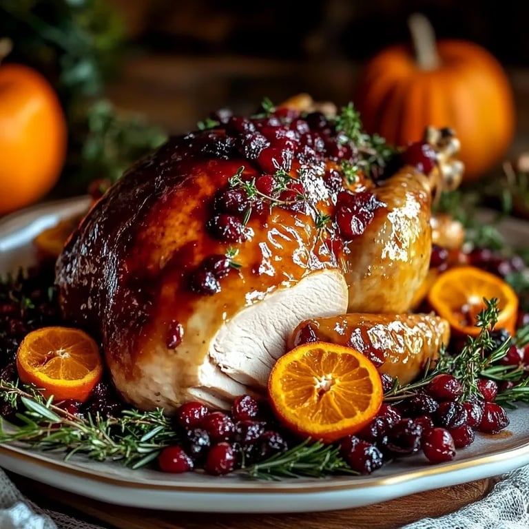 Perfect Cranberry Orange Glazed Turkey Breast