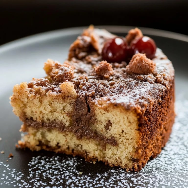 Glutenfreier Zimtkuchen mit Kaffee