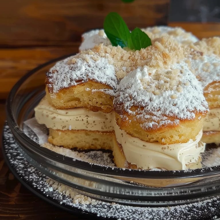 Vanillekipferl-Dessert