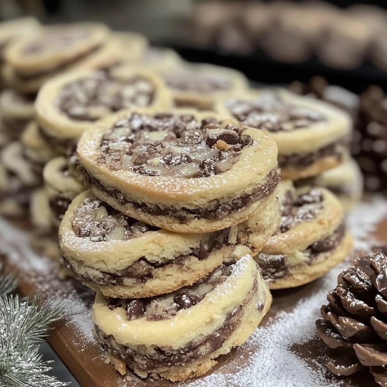 Baumstamm-Plätzchen