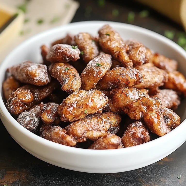 Gebrannte Mandeln aus der Heißluftfritteuse