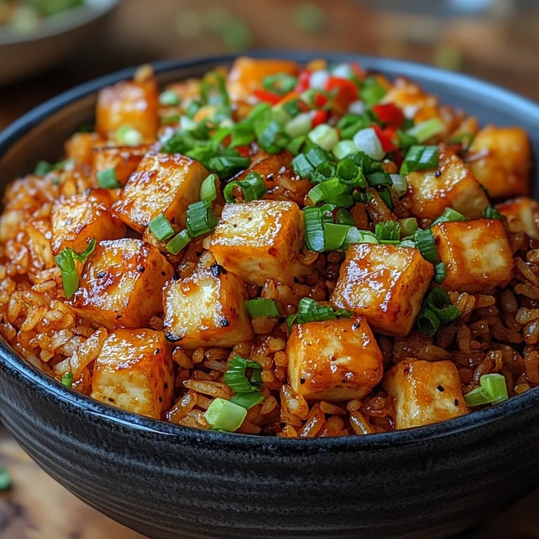 Riz Frit Végétalien au Gochujang et Tofu : Une Recette Incroyable Ultime