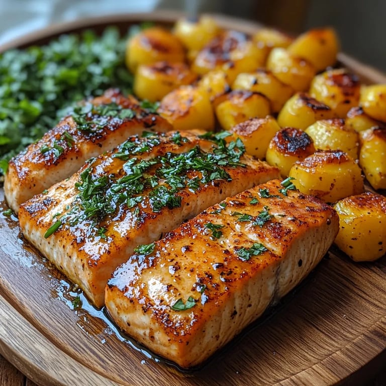 Salmão com Banana-da-Terra Frita na Air Fryer: Uma Receita Incrível e Definitiva para 4 Pessoas