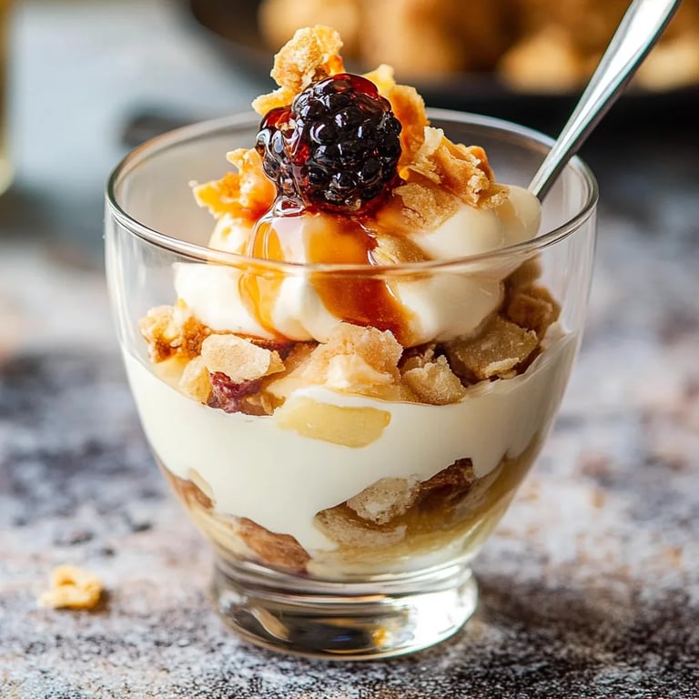 Bienenstich-Dessert im Glas