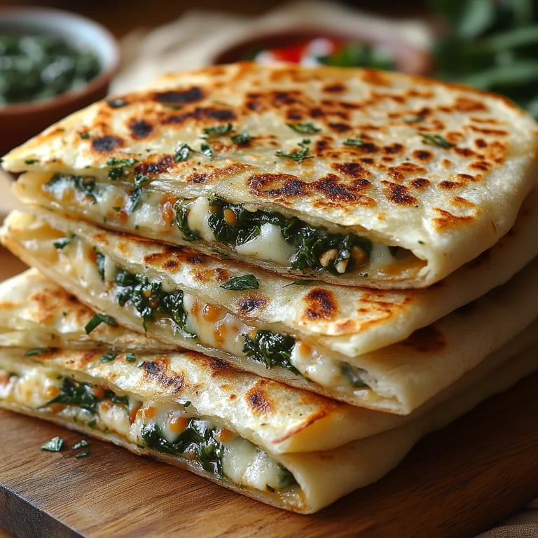 Quesadillas aux Épinards et à la Feta : Une Recette Incroyable Ultime