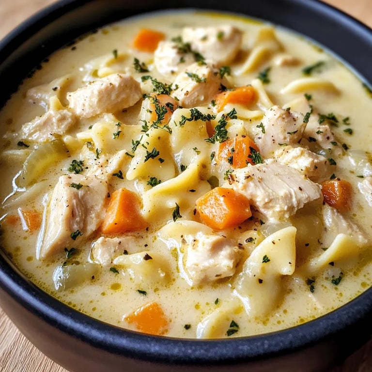 Creamy Chicken Noodle Soup