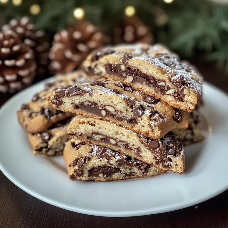 Baumstamm-Plätzchen