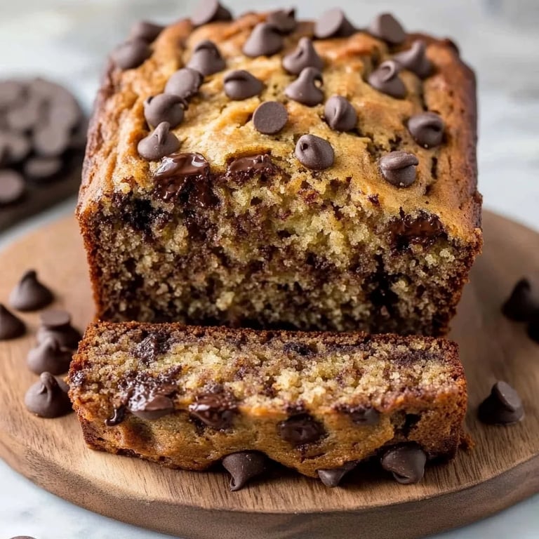 Easy Chocolate Chip Banana Bread