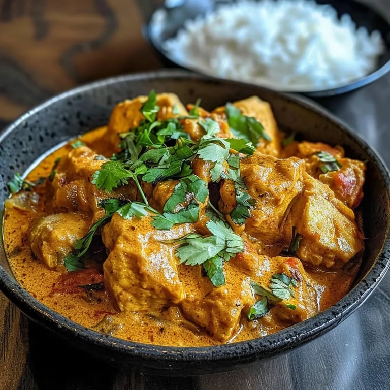 Frango Indiano ao Curry