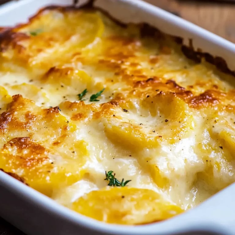 Klassisches Kartoffelgratin
