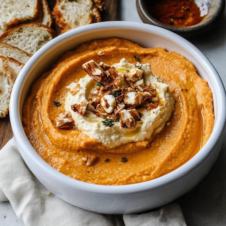 Kürbis-Whipped-Feta-Dip