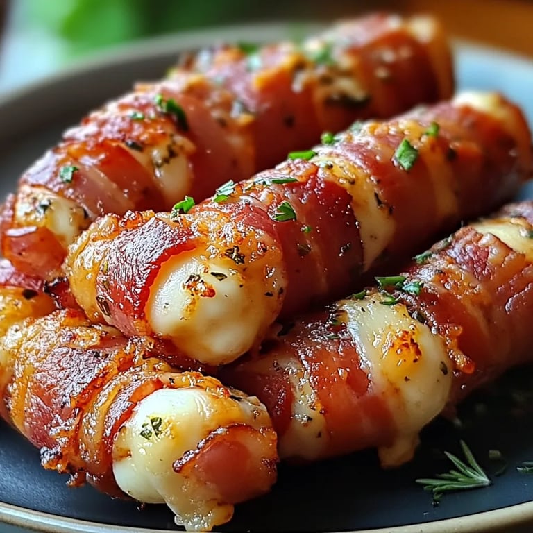 Cheesy Bacon-Wrapped Mozzarella Sticks: An Amazing Ultimate Recipe