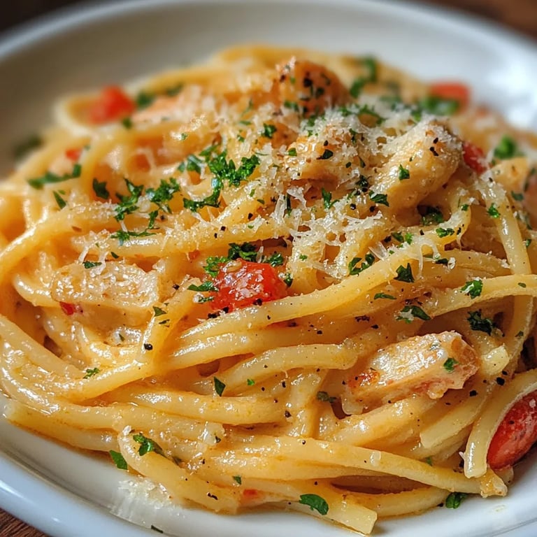 Cremige Knoblauchpasta