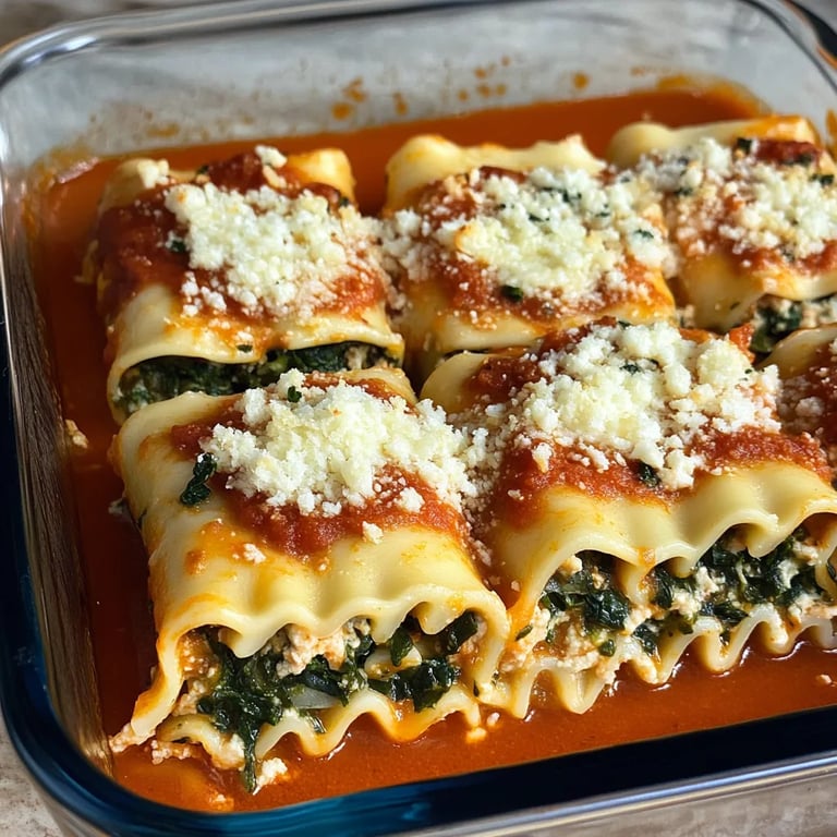 Easy Spinach Lasagna Roll-ups: An Incredible 7-Step Recipe