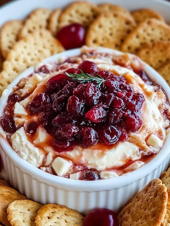 Thanksgiving Cranberry Cream Cheese Dip!