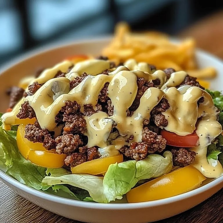 Cheeseburger Salat