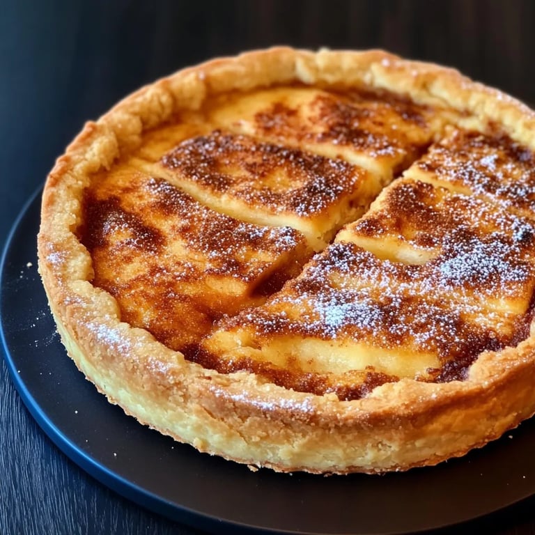 Omas Rahmkuchen mit Zimt und Zucker Kruste