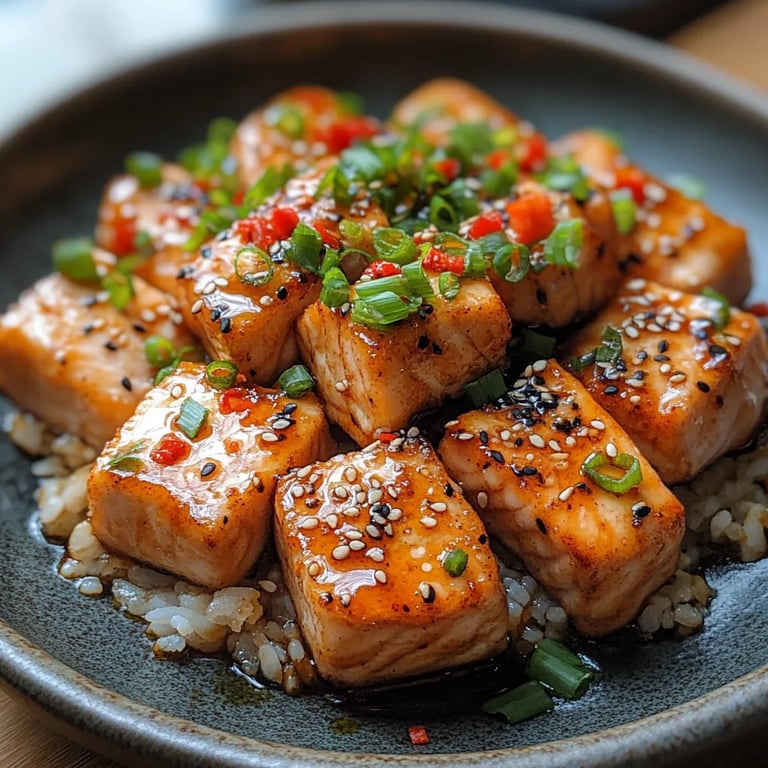 Pedaços de Salmão na Air Fryer com Molho Tailandês Agridoce: Uma Receita Incrível e Definitiva