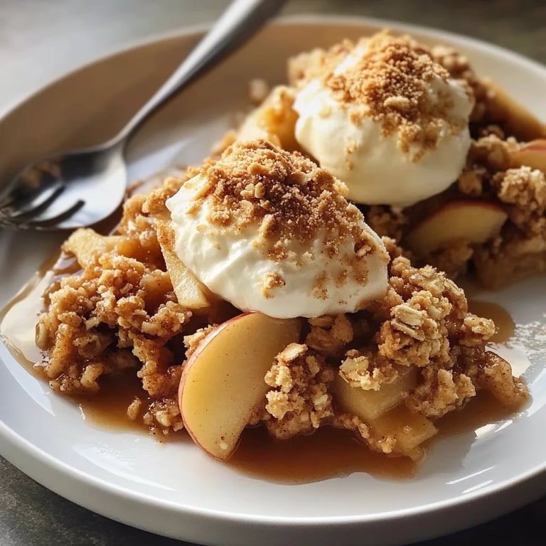 Easy Apple Crisp w/ Oats Topping: An Incredible 5-Ingredient Recipe