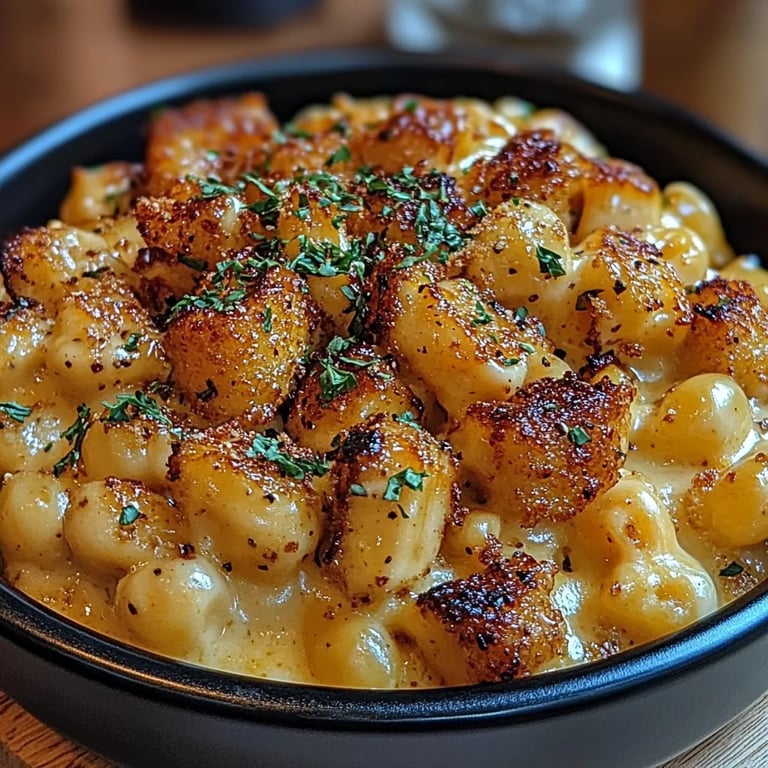 <p>Creamy Honey Pepper Chicken Mac & Cheese Delight: An Incredible 7-Step Recipe</p>