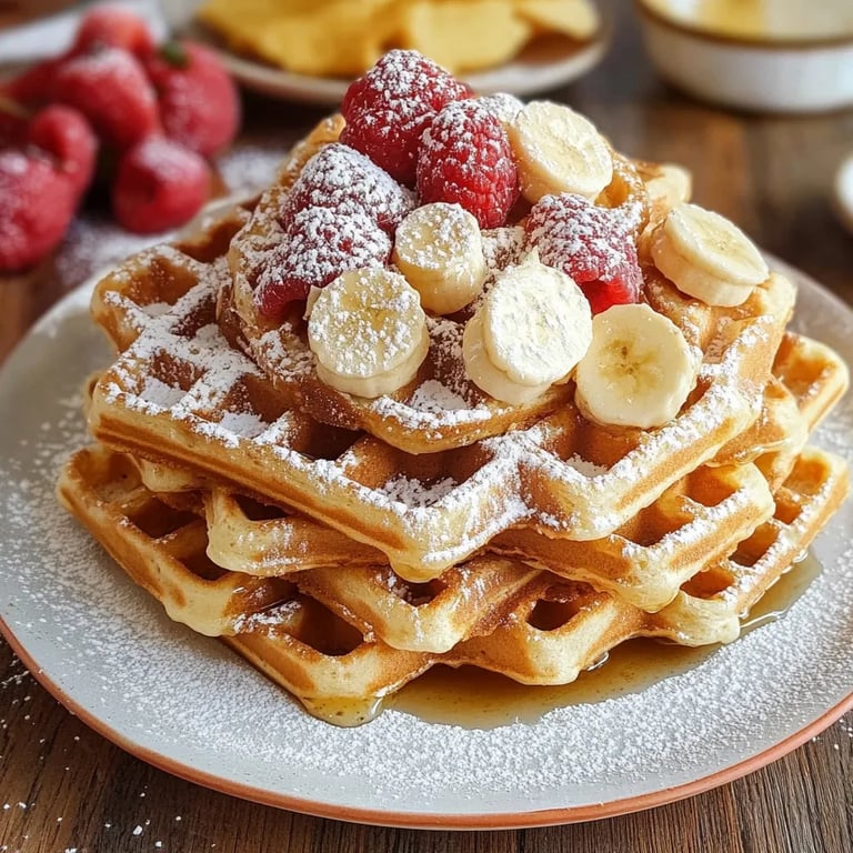 Frische Waffelteig-Haube für alle Formen