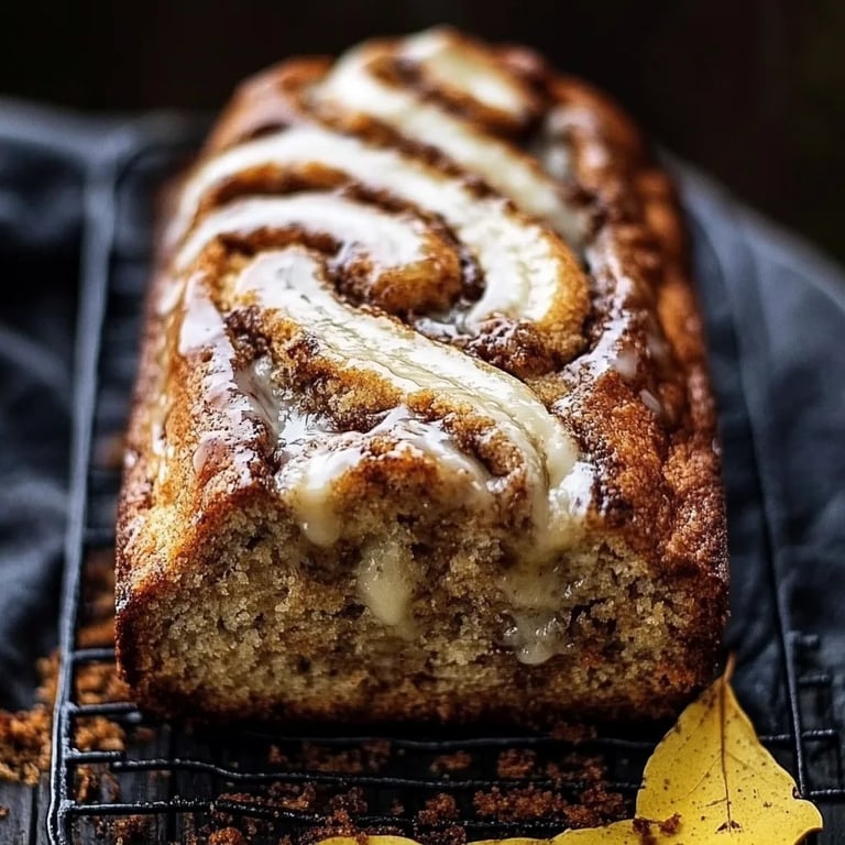 Hausgemachtes Bananenbrot mit Zimtwirbel