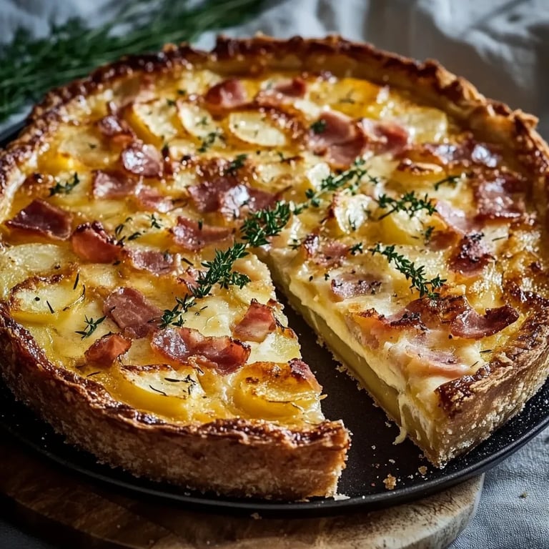 Kartoffel-Bacon-Quiche